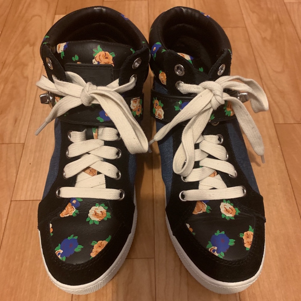 Coach Pembroke Floral Denim Sneaker